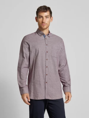 Koszula casualowa o kroju regular fit z kołnierzykiem typu button down Christian Berg Men