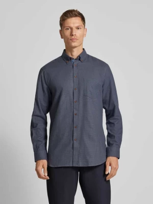 Koszula casualowa o kroju regular fit z kołnierzykiem typu button down Christian Berg Men