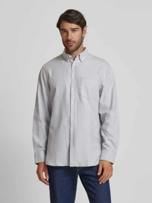 Koszula casualowa o kroju regular fit z kołnierzykiem typu button down Christian Berg Men