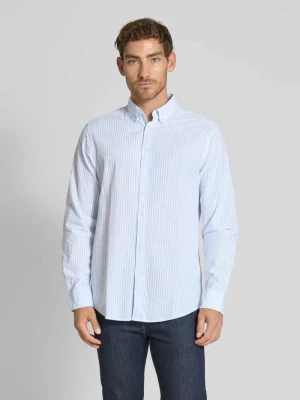 Koszula casualowa o kroju regular fit z kołnierzykiem typu button down Christian Berg Men