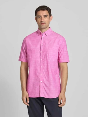 Koszula casualowa o kroju regular fit z kołnierzykiem typu button down Christian Berg Men