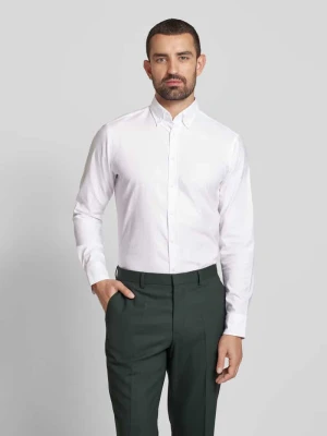 Koszula casualowa o kroju regular fit z kołnierzykiem typu button down Christian Berg Men