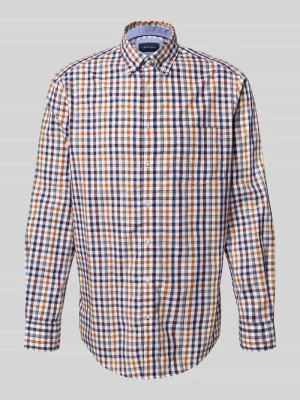 Koszula casualowa o kroju regular fit z kołnierzykiem typu button down Christian Berg Men