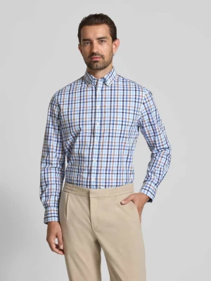 Koszula casualowa o kroju regular fit z kołnierzykiem typu button down Christian Berg Men