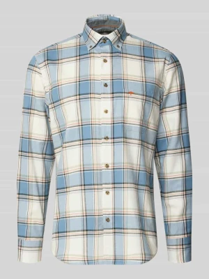 koszula casualowa o kroju regular fit z kołnierzykiem typu button down FYNCH-HATTON Jasnoniebieski