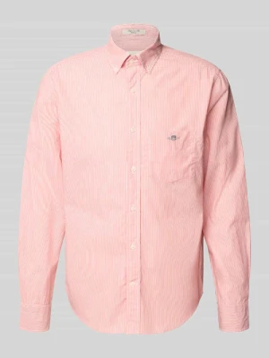 Koszula casualowa o kroju regular fit z kołnierzykiem typu button down Gant