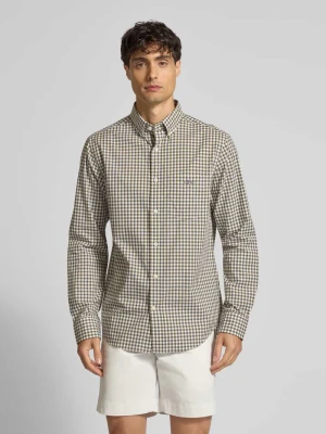 Koszula casualowa o kroju regular fit z kołnierzykiem typu button down Gant