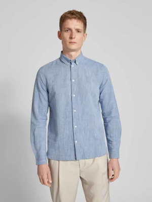 Koszula casualowa o kroju regular fit z kołnierzykiem typu button down Knowledge Cotton Apparel