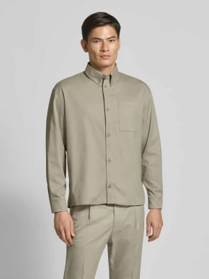 Koszula casualowa o kroju regular fit z kołnierzykiem typu button down model ‘FENRIC’ drykorn