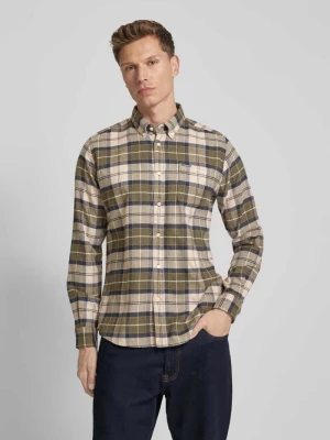 Koszula casualowa o kroju regular fit z kołnierzykiem typu button down model ‘Kyeloch’ Barbour