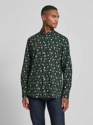 Koszula casualowa o kroju regular fit z kołnierzykiem typu button down montego