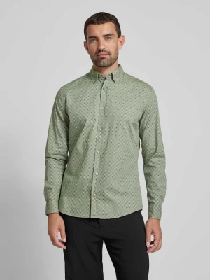 Koszula casualowa o kroju regular fit z kołnierzykiem typu button down OLYMP Level Five