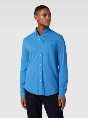 Koszula casualowa o kroju regular fit z kołnierzykiem typu button down Polo Ralph Lauren Błękitny
