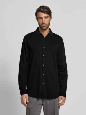 Koszula casualowa o kroju regular fit z kołnierzykiem typu cutaway Armani Exchange