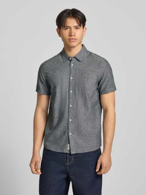 koszula casualowa o kroju regular fit z kołnierzykiem typu kent model 'ABAN' Blend