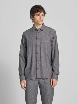 koszula casualowa o kroju regular fit z kołnierzykiem typu kent model 'ABAN' Blend