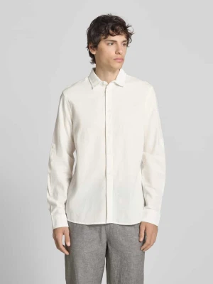 koszula casualowa o kroju regular fit z kołnierzykiem typu kent model 'ABAN' Blend