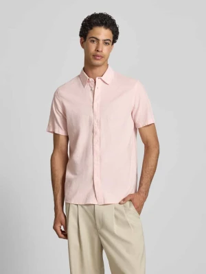 koszula casualowa o kroju regular fit z kołnierzykiem typu kent model 'ABAN' Blend