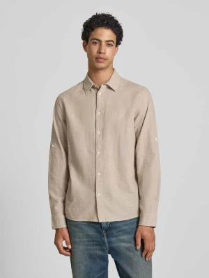 koszula casualowa o kroju regular fit z kołnierzykiem typu kent model 'ABAN' Blend