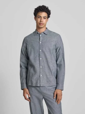 koszula casualowa o kroju regular fit z kołnierzykiem typu kent model 'ABAN' Blend