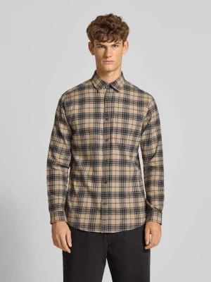 Koszula casualowa o kroju regular fit z kołnierzykiem typu kent model ‘JAMES’ jack & jones
