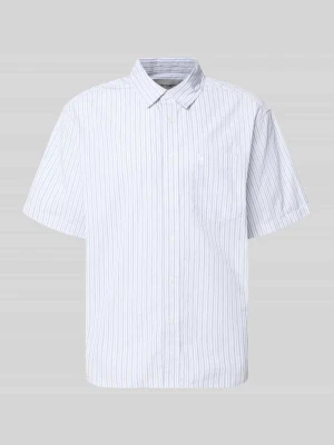 koszula casualowa o kroju regular fit z kołnierzykiem typu kent model 'Keene' Carhartt WIP Biały