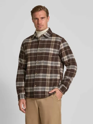 Koszula casualowa o kroju regular fit z kołnierzykiem typu kent model ‘Lennon’ Les Deux