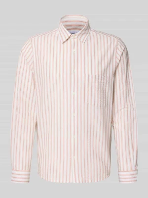 Koszula casualowa o kroju regular fit z kołnierzykiem typu kent model 'SARYAN' Samsøe Samsøe