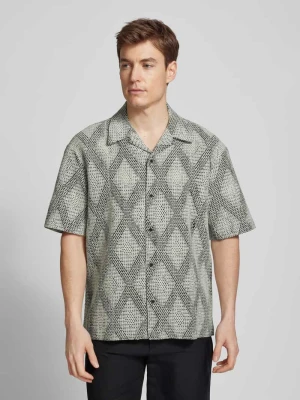 Koszula casualowa o kroju regular fit z kołnierzykiem typu resort Antony Morato Czarny