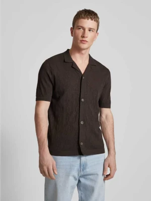 Koszula casualowa o kroju regular fit z kołnierzykiem typu resort model ‘KEN LIFE’ Only & Sons