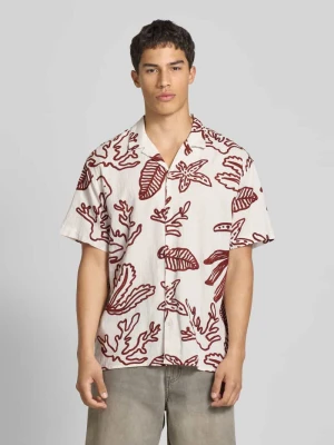 Koszula casualowa o kroju regular fit z kołnierzykiem typu resort model ‘LUKE’ jack & jones