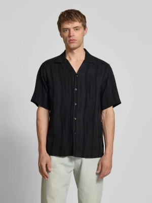Koszula casualowa o kroju regular fit z kołnierzykiem typu resort model ‘ROBERT’ Only & Sons