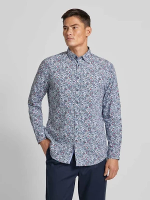 Koszula casualowa o kroju regular fit z kołnierzykiem typu under button down Christian Berg Men