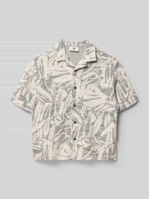 Koszula casualowa o kroju regular fit z kwiatowym nadrukiem na całej powierzchni Garcia