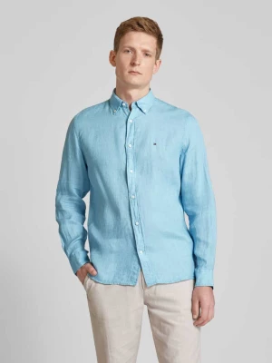 Koszula casualowa o kroju regular fit z lnu model ‘PIGMENT’ Tommy Hilfiger