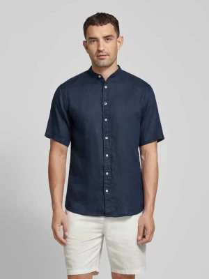 Koszula casualowa o kroju regular fit z lnu z kołnierzykiem typu kent model ‘Summer’ FYNCH-HATTON
