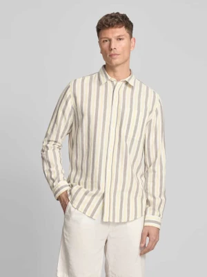 koszula casualowa o kroju regular fit z mieszanka bawełny i wiskozy model 'ERILLO' HUGO