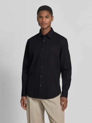 koszula casualowa o kroju regular fit z mieszanka bawełny model 'RELEGANT_2_M' Boss Czarny