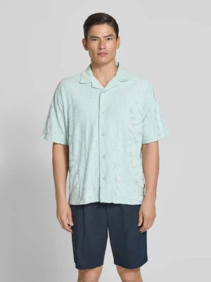 koszula casualowa o kroju regular fit z mieszanka bawełny model 'WE_FLOWER' Boss Orange