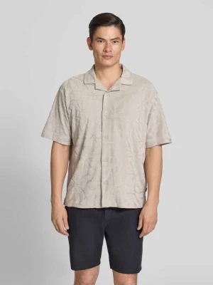 koszula casualowa o kroju regular fit z mieszanka bawełny model 'WE_FLOWER' Boss Orange
