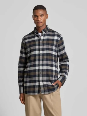 Koszula casualowa o kroju regular fit z mieszanki bawełny ekologicznej Christian Berg Men