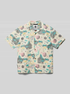 Koszula casualowa o kroju regular fit z mieszanki bawełny i lnu Element