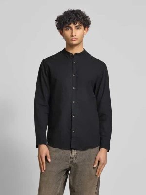 Koszula casualowa o kroju regular fit z mieszanki bawełny i lnu jack & jones