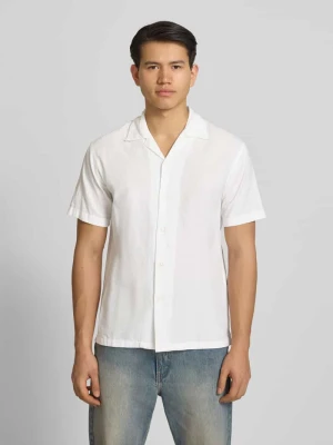 Koszula casualowa o kroju regular fit z mieszanki bawełny i lnu jack & jones