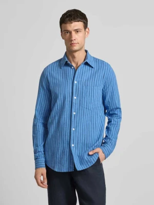 Koszula casualowa o kroju regular fit z mieszanki bawełny i lnu model ‘LIAM’ Samsøe Samsøe
