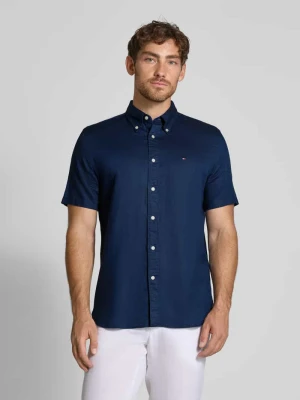 Koszula casualowa o kroju regular fit z mieszanki bawełny i lnu Tommy Hilfiger