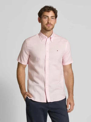 Koszula casualowa o kroju regular fit z mieszanki bawełny i lnu Tommy Hilfiger