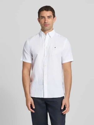 Koszula casualowa o kroju regular fit z mieszanki bawełny i lnu Tommy Hilfiger