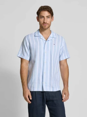 Koszula casualowa o kroju regular fit z mieszanki bawełny i lnu Tommy Hilfiger