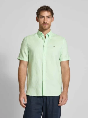 Koszula casualowa o kroju regular fit z mieszanki bawełny i lnu Tommy Hilfiger